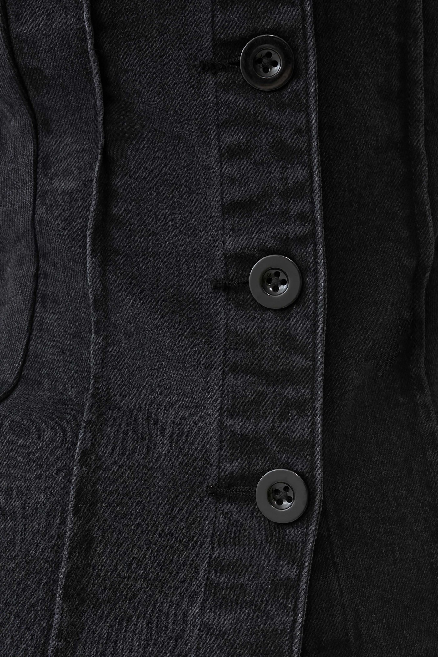 Katerinna Denim Jacket - Washed Black view 4